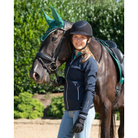 Veiligheidscap Glitz Zwart Maat L